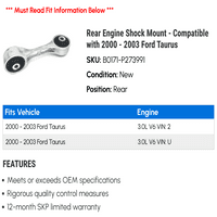 Stražnji nosač motora - kompatibilan sa - Ford Taurus 2002