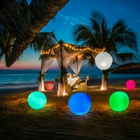 Igračka za bazen u različitim bojama svjetleća lopta na napuhavanje LED svjetleća Lopta za plažu