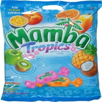 Mamba ~ Tropi ~ voćne gume ~ Američki bomboni ~ vrećica od 3,52 oz ~ serija od 2