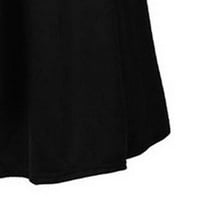 AWDEIO Ljetne haljine za žene Clearance ženska veličina rukava Skupina čipka moda modni zavoj dugih rukava retro