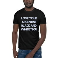 2.0 volite svoju argentinsku crno-bijelu pamučnu majicu s kratkim rukavima u retro stilu iz A.