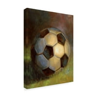 Zaštitni znak apstrakcija nogometne lopte ulje na platnu hall groat ' s