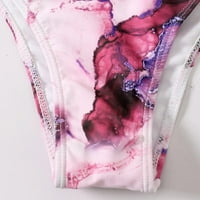 Ženski čelični grudnjak modni seksi digitalni print bikini s visokim strukom dvodijelni kupaći kostim