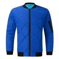 Muška lagana topla Puff jakna vanjski kaput za golf planinarenje casual putovanja plava Veličina 2 inča