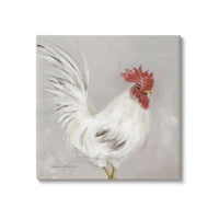 Stupell Country Piletinu kokoš Portret životinje i insekti Slikanje galerije zamotano platno print zidna umjetnost
