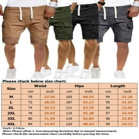 Voguele muške mini hlače elastično struka dna srednjeg struka Ljetne kratke hlače Sportske kratke hlače Classic