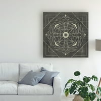 Zaštitni znak likovne umjetnosti 'Geometric Pločica ix' Canvas Art by Chariklia Zarris
