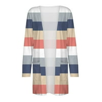 Pedort Ženski džemper Predimenzioniran otvoreni prednji džemper kaput bijeli, XL