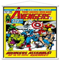 Comics about - Avengers Zidni plakat s magnetskim okvirom, 22.37534