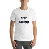Glavni inspektor Slasher Style Style Short Shoave Pamuk majica prema nedefiniranim darovima