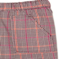 Wonder Nation Girls Pull-On tkane kratke hlače, veličine 4- & Plus