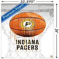 Indiana Pacers - zidni plakat za košarku, 22.375 34