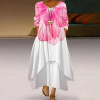 Blagdanske haljine za žene s otvorenim omotom s naramenicama, bez rukava, jednobojne, s naboranim prorezom, Ležerne