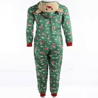 Obiteljski Božićni pidžama Set od jelena s printom, odgovarajuće božićne pidžame za spavanje