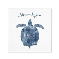 Zaštitni znak likovne umjetnosti 'kornjača Marine Laguon' platno umjetnost Tina Lavoie