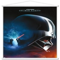 Zidni plakat Ratovi zvijezda: Obi-Van Kenobi-Darth Vader s magnetskim okvirom, 22.37534