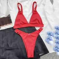 Ženski kupaći kostimi Rasprodaja Ženski Jednobojni kupaći kostim s dva grudnjaka Kupaći Kostimi Odjeća Za plažu