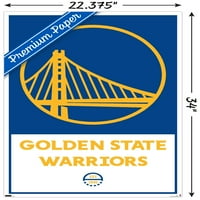 Zlatni državni ratnici - zidni plakat s logotipom, 22.375 34