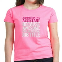 Cafepress - majica administrativna pomoćnica - Ženska tamna majica