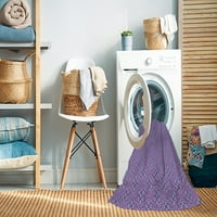 Ahgly Company stroj za pranje za pranje unutarnjih kvadratnih prijelaznih ljubičastih ljubičastih prostirki, 7