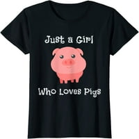 Samo djevojka koja voli svinje, slatka majica odojka