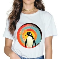 Vintage retro pingvini 70-ih 80-ih 90-ih, poklon za zabavu pingvina, Ženska majica