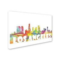 Zaštitni znak likovne umjetnosti Obzor Los Angelesa, Kalifornija, 2-2, ulje na platnu Marlene Votson
