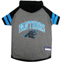 Kućni ljubimci Prvi NFL Carolina Panthers NFL Hoodie majica za pse i mačke - Cool majica, timovi - velika