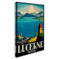 Zaštitni znak likovna umjetnost 'lucerne' platna umjetnost by Vintage Apple Collection