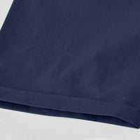 Rasprodaja ženskih kratkih hlača Plus size; ženske ljetne Ležerne hlače od pamuka i lana s printom Plus veličine