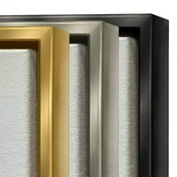 Stupell Industries Šarene pravila o kupaonici Popis metalnog zlata uokvireno plutajućem platnu zidne umjetnosti,