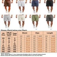 Donje rublje za muškarce, kratke hlače Bermuda s ravnim nogavicama, obične ljetne kratke hlače, muške mini hlače
