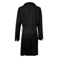 Ženski trenč Kaputi-zimski kaputi za žene u crnoj boji, Veličina
