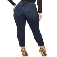Sofia Jeans by Sofia Vergara plus veličina Rosa Super visoke zakrivljene traperice