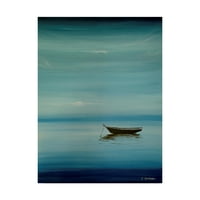 Zaštitni znak likovna umjetnost 'Serenity čamac' platno umjetnost Cherie Roe Dirksen