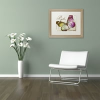 Zaštitni znak likovna umjetnost 'Papillon II' Matted Framed Art by Color Bakery