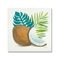 Zaštitni znak likovna umjetnost 'kokosov palma iv' platno umjetnost Mary Urban