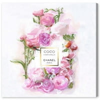 Wynwood Studio Fashion and Glam Wall Art Canvas Otisci Boca Bouket parfemi - ružičasti, ljubičasti