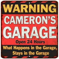 Metalni znak za zidni dekor u špilji čovjeka koji upozorava na garažu 112180030339