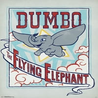 Zidni plakat Dumbo cirkusa disneev, 22.375 34