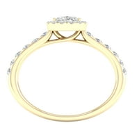 Zaručnički prsten od 10k dijamanta u obliku kruške u obliku dijamanta u obliku dijamanta u obliku kruške