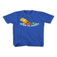 Bartova grafička majica za dječake iz Simpsona, veličine 4-18