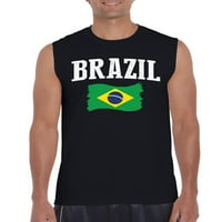 2-muška majica s grafičkim printom Bez rukava, veličine do 3 inča - Brazil