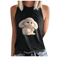 Ženska grafička majica za print majice Smiješna zekova za tiskanje