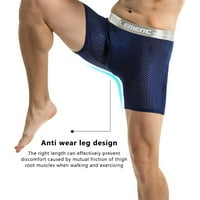 Visoke elastične ledene svilene kratke hlače za trčanje za muškarce za fitness u teretani brzo sušeće kratke hlače