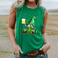 Rasprodaja ženskih majica za Dan svetog Patrika za odrasle ljetne majice za plažu sa smiješnim uzorkom prsluk