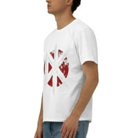 Muške pojačane mrtve Kennedy logo Službene majice modne majice majice x-velika bijela