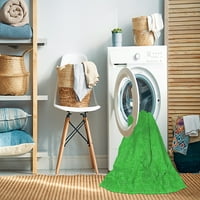 Ahgly Company stroj za pranje za pranje zatvorenog pravokutnog pravokutnika prijelazne prostirke od vapnene zelene