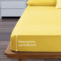 Freelung žuti kralj veličina kreveta set - duboki džep do madraca