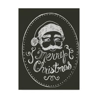Zaštitni znak likovna umjetnost 'Djed Mraz u krede' platno umjetnost Ali Lynne